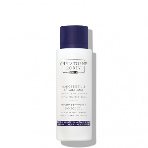 Christophe Robin Night Recovery Monoi Oil naktinis atkuriantis Monoi aliejus plaukams