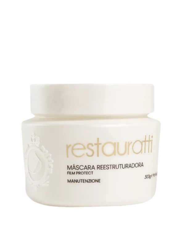 DONATTI MANUTENZIONE RESTAURATTI MÁSCARA REESTRUTURADORA – YPATINGAI PLAUKŲ STRUKTŪRĄ GLOTNINANTI KAUKĖ, 300 ml