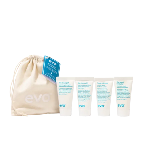 The hydrate introduction: mini the therapist šampūnas + kondicionierius + kaukė + head mistress kremas