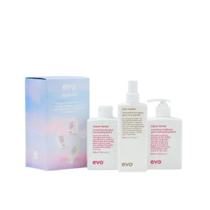 Evo down pat: mane tamer šampūnas + kondicionierius + icon welder apsauga nuo karščio