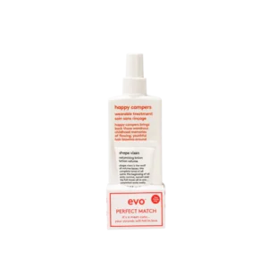 Evo perfect match: happy campers fluidas + mini shape vixen apimties losjonas